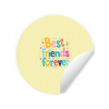 Samolepky kruh Best Friends