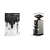 Rancilio Silvia PRO X, black + Eureka Mignon Libra, CR chrome