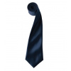 Premier Workwear Pánska saténová kravata PR750 Navy -ca. Pantone 2766 144 x 8,5 cm