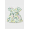 Dievčenské ľanové šaty Mayoral 1909.4B.Baby.PPY2 zelená 104
