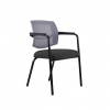 Antares Konferenčná stolička LAPEL Visitor, čierne nohy, BN6 antracit