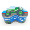 Plechová pokladnička traktor 14x10cm - zelená