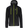 Bunda KARPOS Lavaredo Rain čierna/zelená fluo M