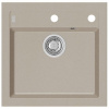 Alveus FORMIC 20/02 PEBBLE -(520x510mm) + pop-up sifón F