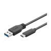PremiumCord Kabel USB 3.1 konektor C/male - USB 3.0 A/male, černý, 2m ku31ca2bk