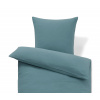Tchibo - Mušelínová posteľná bielizeň - farba: modrá