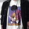 Tričko s potlačou JIMI HENDRIX Pánsky Biela S