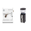Ascaso Steel UNO PID, White&Wood + ECM C-Manuale 54, anthracite