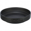 BE NORDIC keramická miska plytká, 0.3l / 16 cm, čierna černá