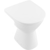 VILLEROY & BOCH ViCare samostatne stojace WC (zvýšené) s hlbokým splachovaním bez vnútorného okraja, 355 x 480 mm, biela alpská, s povrchom CeramicPlus, 4683R0R1