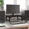 Stojan na monitor čierny 37x23x14 cm kompozitné drevo-ForU-833995