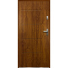 O.K. Doors Oceľové vchodové dvere NIKE, P55, zlatý dub, 80 Ľ