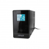 Napájací adaptér UPS Gembird LINE-INTERACTIVE 650VA 2X IEC 1X SCHUKO LCD (EG-UPS-031)