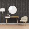 Nástěnné panely 12 ks černé 50 x 50 cm XPS 3 m² kámen Černý 356940