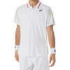 Tricouri polo bărbați Asics Court Graphic - Biely (L)