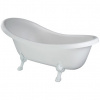 Besco Otylia voľne stojaca vaňa, biele nohy Dĺžka vane: 170 cm, WKO-170W-BI