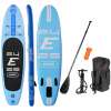 Paddleboard ENERO 320x76x15 cm, do 145 kg, laminovaná PVC doska 2500 g/m², modrý