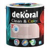 Farba na - Dekoral CLEAN COLOR 2,5L Bitter satin hard candy (Farba na - Dekoral CLEAN COLOR 2,5L Bitter satin hard candy)