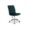 SIGNAL MEBLE Detská stolička Q-020 VELVET, zelená bluvel 78