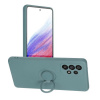 Puzdro gumené Samsung A536 Galaxy A53 5G Silicone Ring zelené