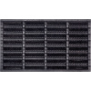 Hanse Home Collection Mix Mats Brushes 105648 Black Čierna 40x60 cm