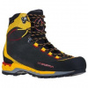 La Sportiva Trango Tech Leather Gtx Black Yellow Turistická Obuv Veľkosť 43.5