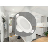 NEDES LED podhľadové svietidlo 7W / IP44 / DR01 / SMD / 4000K / WH - LDL153