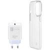 Cellularline Starter Kit Charger+Case STARTKITIPH14PRM USB nabíjačka 1 x 1x USB-C®; STARTKITIPH14PRM