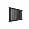 Regnis Kalipso Room, vykurovacie teleso 540x1200mm s pripojením 500mm, 637W, čierna matná, KPP/1200/540/D500/BLACK