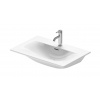 Duravit Viu Umývadlo, 73x49 cm, s prepadom, s otvorom na batériu, biela 2344730000