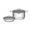 Sada riadu G21 Gourmet Miracle s cedníkom, 4 diely, nerez/greblón 6352113