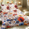 Darymex SATÉNOVÉ OBLIEČKY SATINLOVE PREMIUM 200X220 CM, 2KS 70X80 CM KVETY