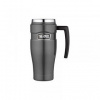 Thermos Style 470 ml termohrnek s madlem metalicky šedý Šedá termohrnek