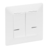 Spínač 2-násobný Valena Life s Netatmom biela Valena Life (Legrand)