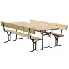 Pivný set BAVORD 220x70cm LUX s opierkou