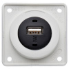 Berker USB nabíjacia zásuvka - polárna biela lesklá 321/275-1