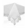 Obrús na stôl - Pathe -Resistant obrus 210 x 200 cm (Biela škvrna -rezistentný obrus s Gipure Lace 200x210)