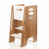 Učiaca veža Kids Helper KH-340 dubovo-biely