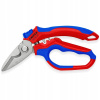 Uhlové nožnice pre elektrikárov KNIPEX 95 05 20 SB