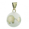 Bola Tehotenská rolnička Essentials White elephant