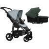 TFK Mono4 2v1 Blue Dual Color Combi carrycot + Seat unit Nenafukovacie kolesá (s výplňou) Hlboká vanička Olive