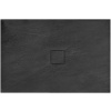 Rea Stone obdĺžniková sprchová vanička 120x80 cm čierna REA-K9602