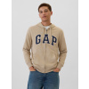 GAP Mikina s logom Béžová XS Béžová Béžová
