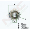 Ozubené koliesko kosačky - Prevodovka MTD 717-04056 (Prevodovka MTD 717-04056)