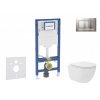 GEBERIT - Duofix Set předstěnové instalace, kompaktního klozetu Oudee Vortex a sedátka softclose, tlačítko Sigma30, lakovaný chrom mat/chrom SANI11CA1142B