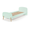 Mentolová detská posteľ Vipack Kiddy, 200 x 90 cm