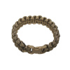 Náramok Paracord, coyote tan, s klipom, šírka 1,9 cm - M (M.F.H.)