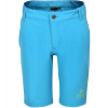 Alpine Pro Colo Detské softshellové kraťasy KPAA295 neon atomic blue 152-158