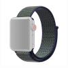 AppleMix Remienok pre Apple Watch Ultra 49 mm / 45 mm / 44 mm / 42 mm - nylonový - tmavomodrý