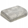 Prikrývka na posteľ - Eurofirany Poliester Bland 200 x 150 cm striebro (Eurofirany Ginko2 150x200 cm strieborná prikrývka)